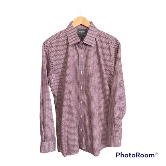 3/$30. Bonobos Wrinkle Free Tailored Slim Fit shirt size 17/35 - Picture 1 of 4